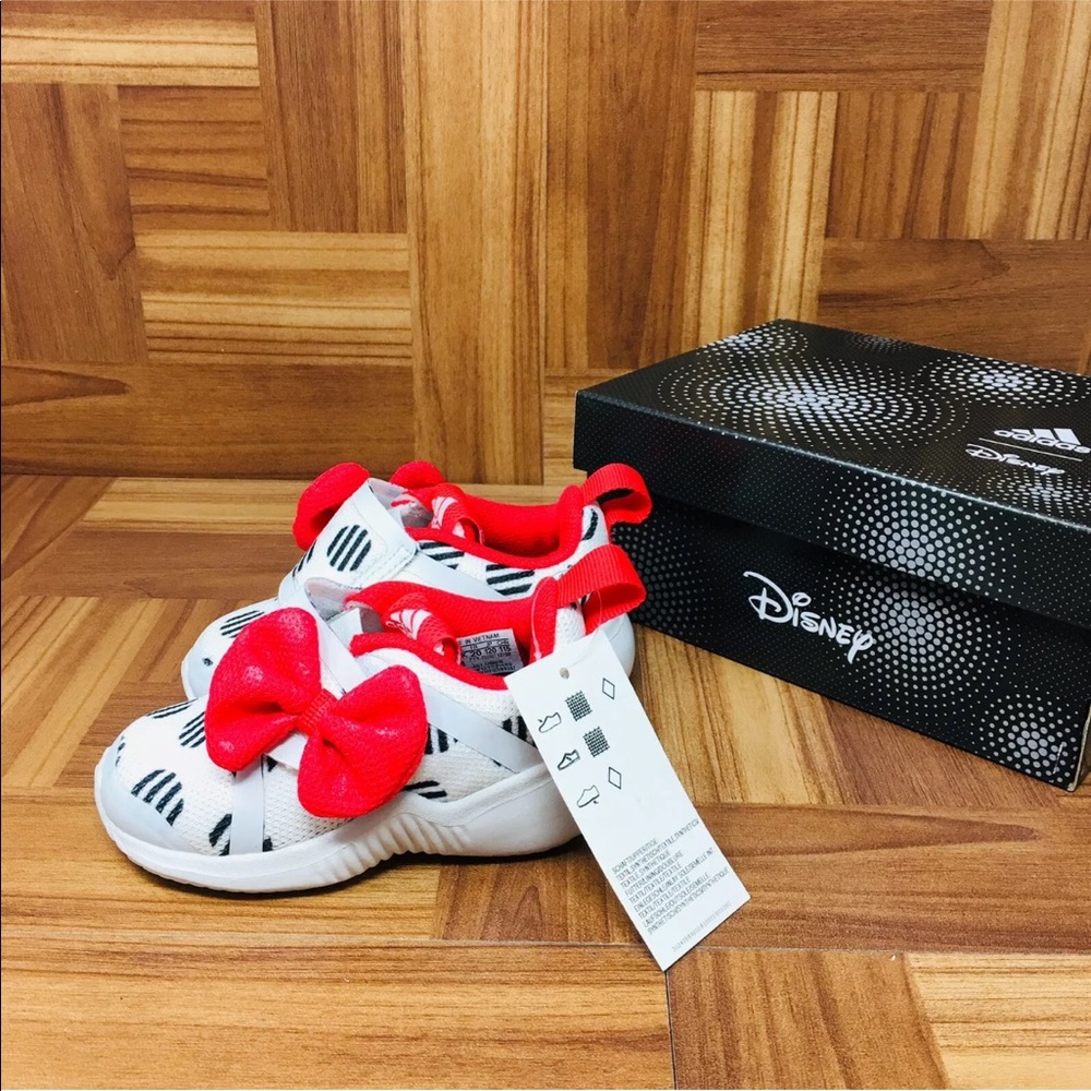 NEW Adidas x Disney Minnie Mouse Toddler Girl Shoe - Picture 7 of 8